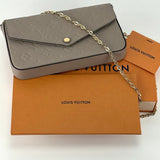 Bolsa Louis Vuitton empreinte pochette felicie in dune