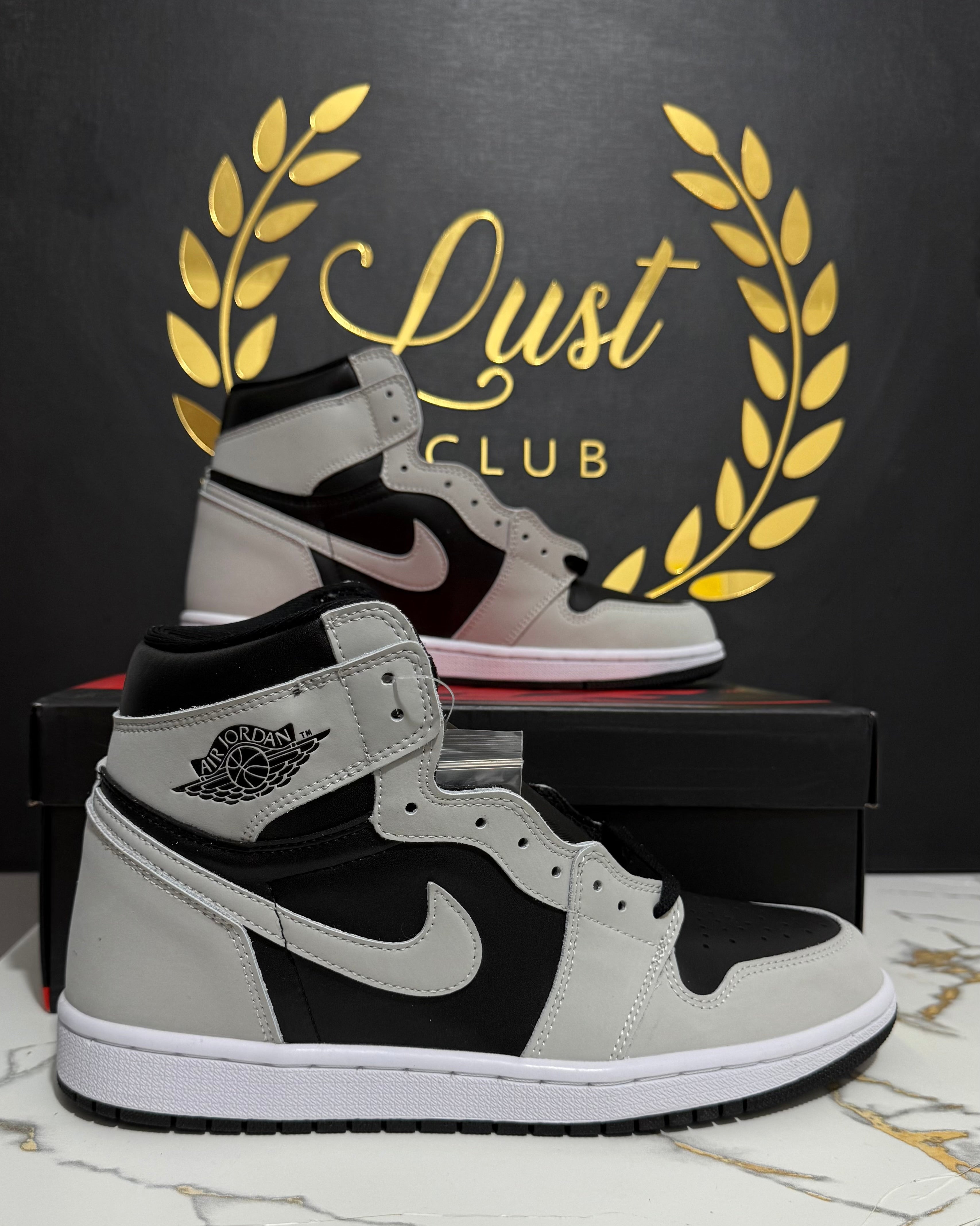 Jordan 1 Retro High Shadow 2.0-Black White Light Smoke Grey (PRONTA ENTREGA) Tamanho 41