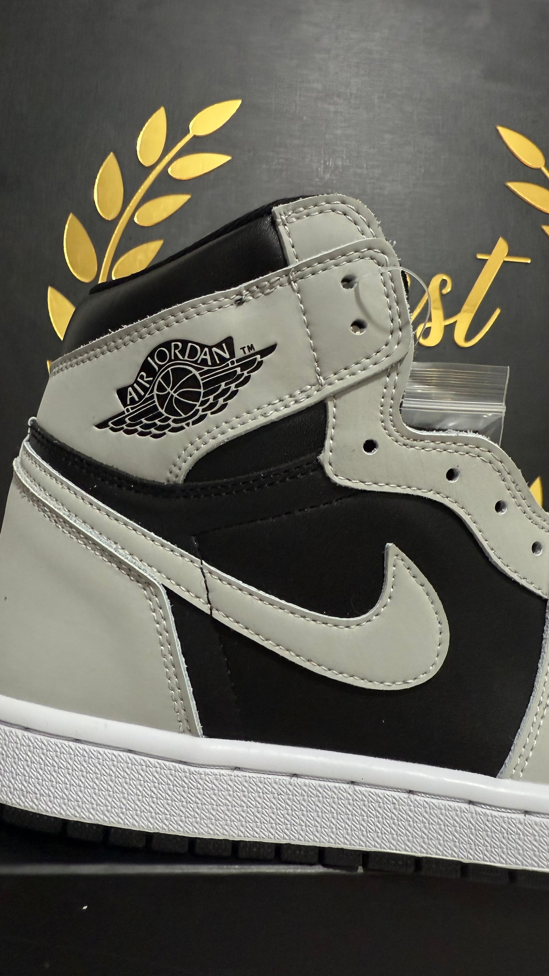 Jordan 1 Retro High Shadow 2.0-Black White Light Smoke Grey (PRONTA ENTREGA) Tamanho 41