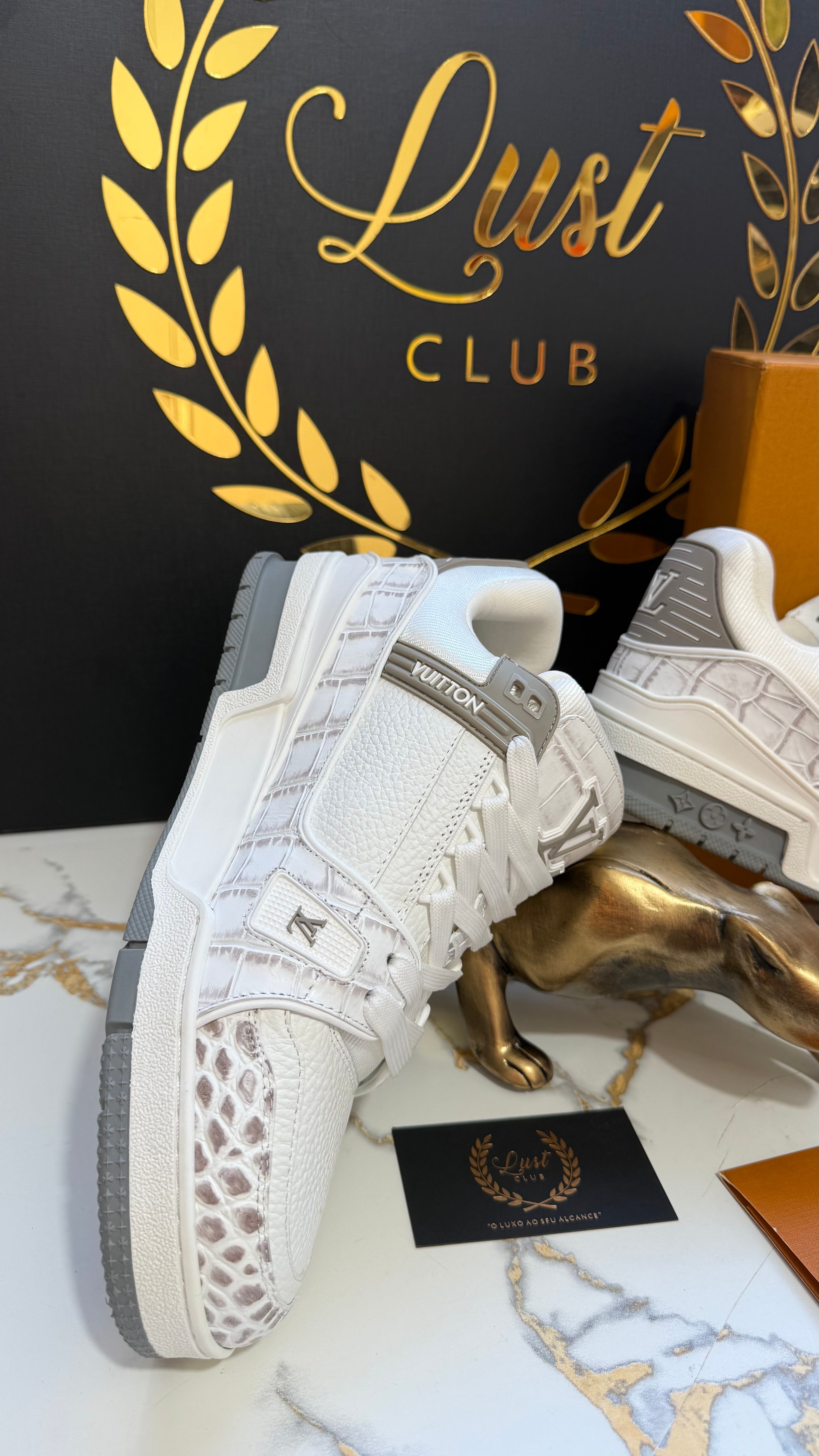 Louis Vuitton Trainer Pele Crocodilo