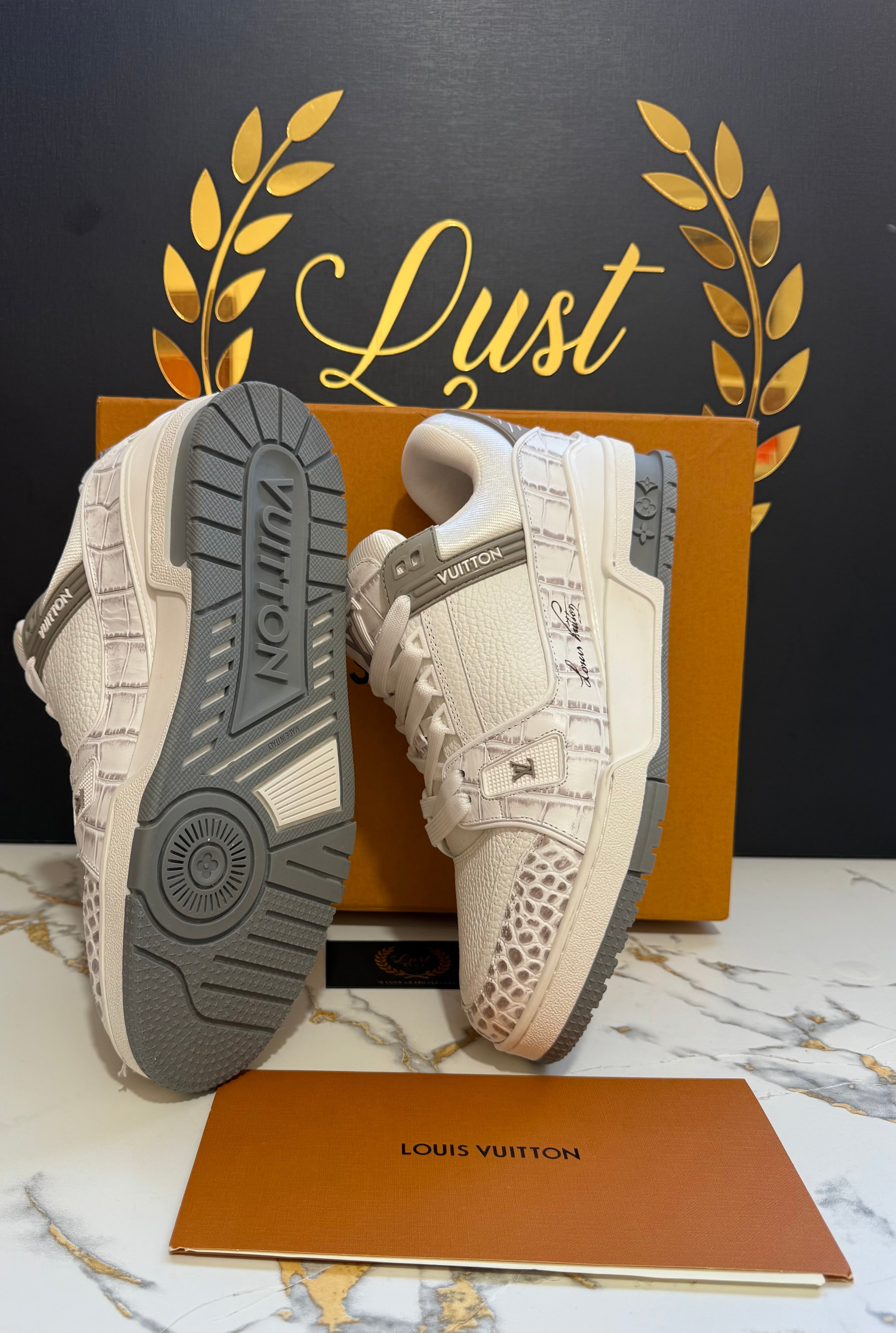 Louis Vuitton Trainer Pele Crocodilo