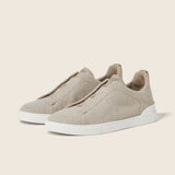 ZEGNA Triple Stitch™ no Tom Cinzento-acastanhado Claro em Oasi Cashmere