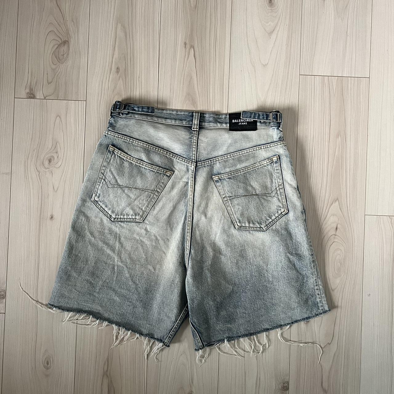 Shorts Balenciaga Jeans Desboted(Pronta Entrega) Tamanho XXG