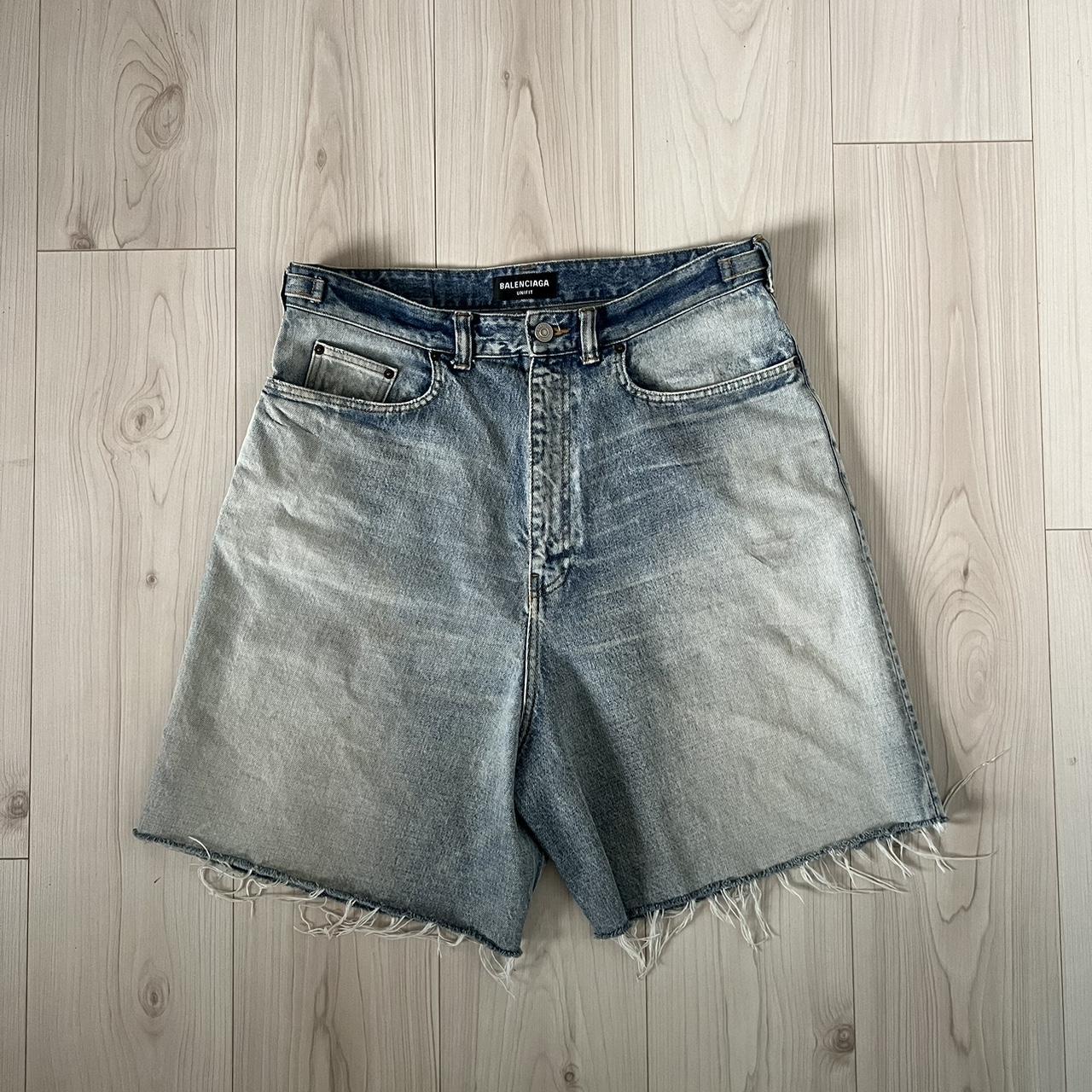 Shorts Balenciaga Jeans Desboted(Pronta Entrega) Tamanho XXG