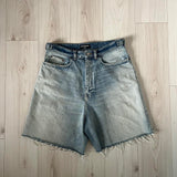 Shorts Balenciaga Jeans Desboted(Pronta Entrega) Tamanho XXG