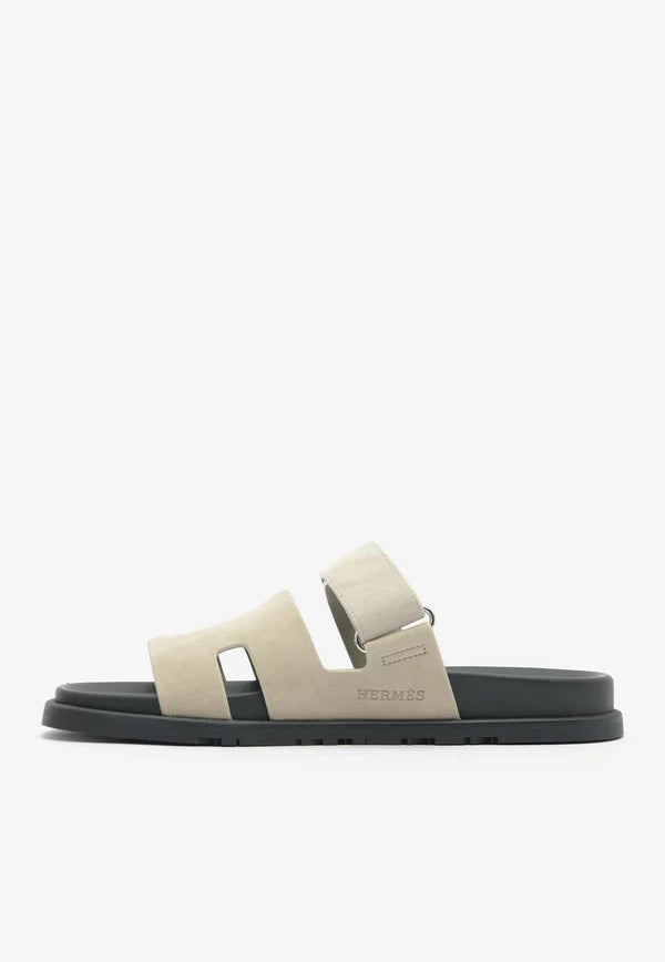 Hermes Chypre Sandal Noir Black Grey