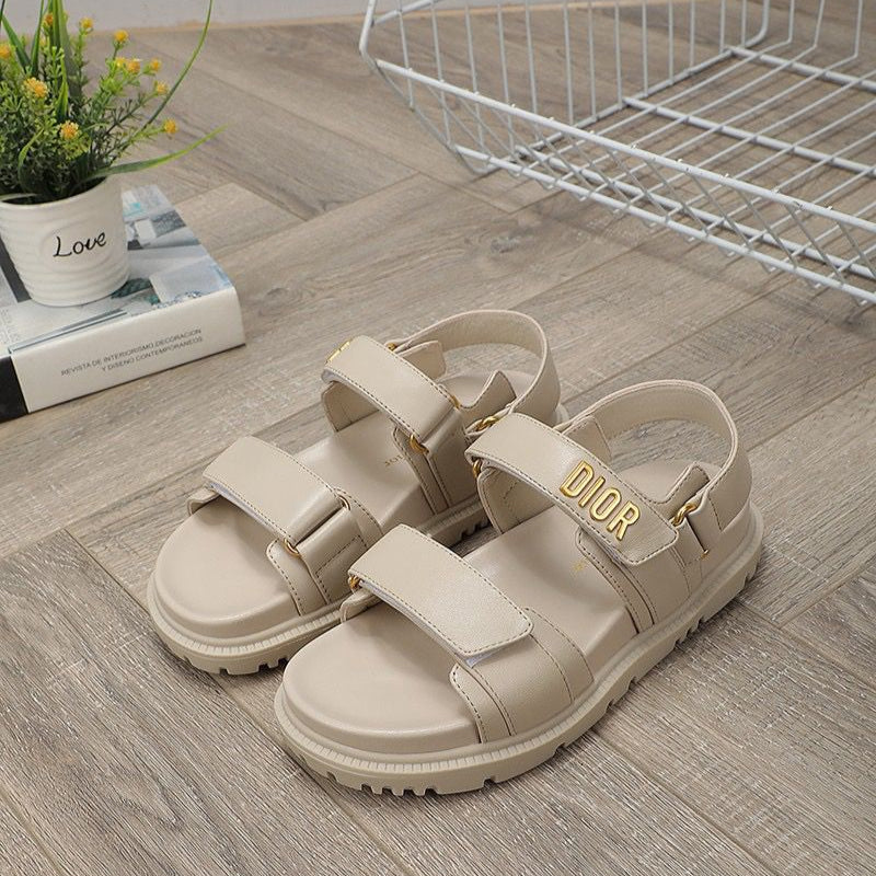 Dioract Sandal Powder Beige Lambskin