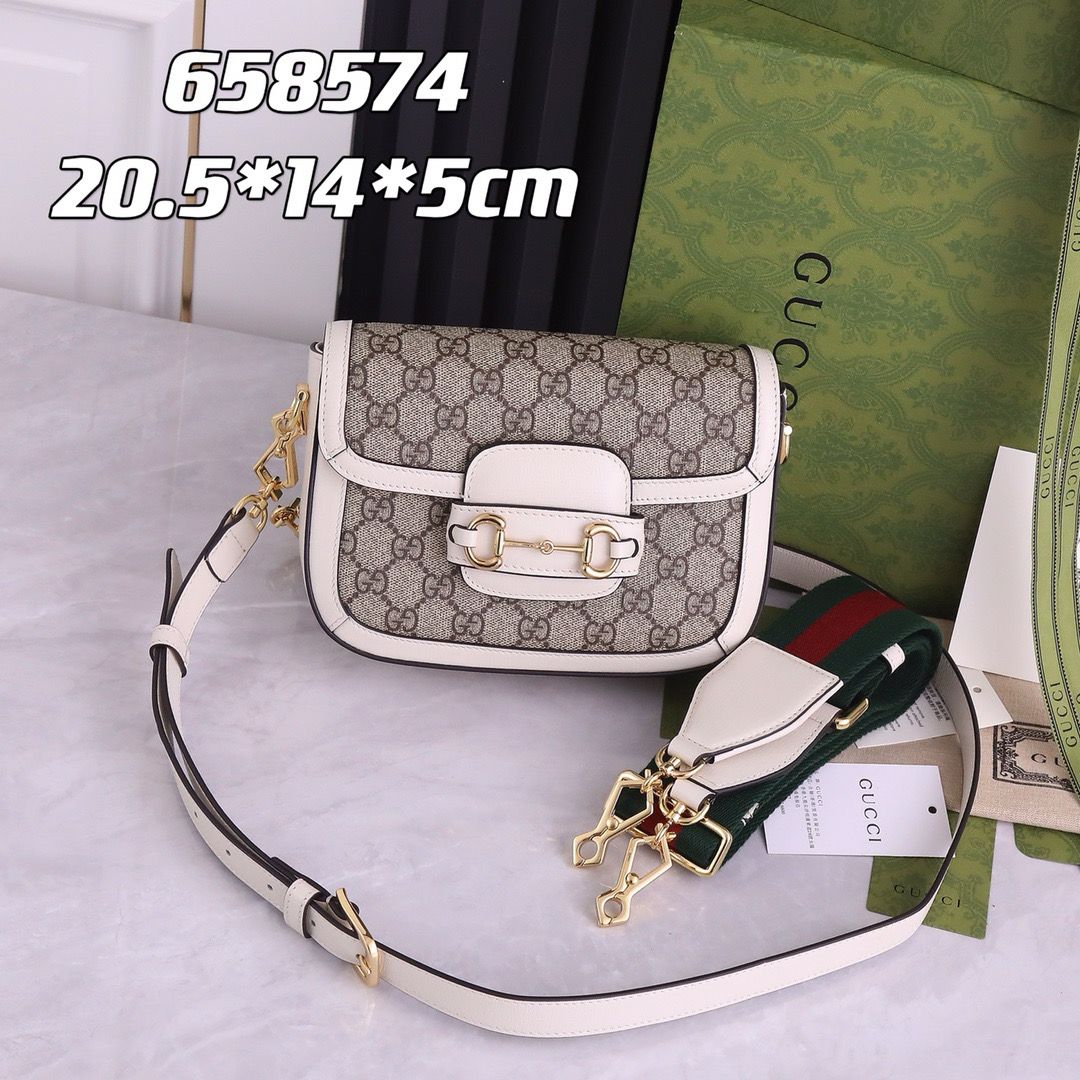 Gucci Horsebit 1955 Mini Bag GG Supreme Canvas
