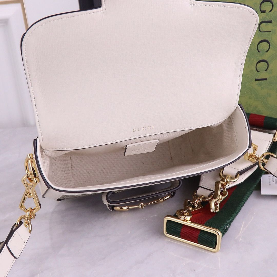 Gucci Horsebit 1955 Mini Bag GG Supreme Canvas