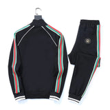 Conjunto Gucci Moletom Listra Green Red