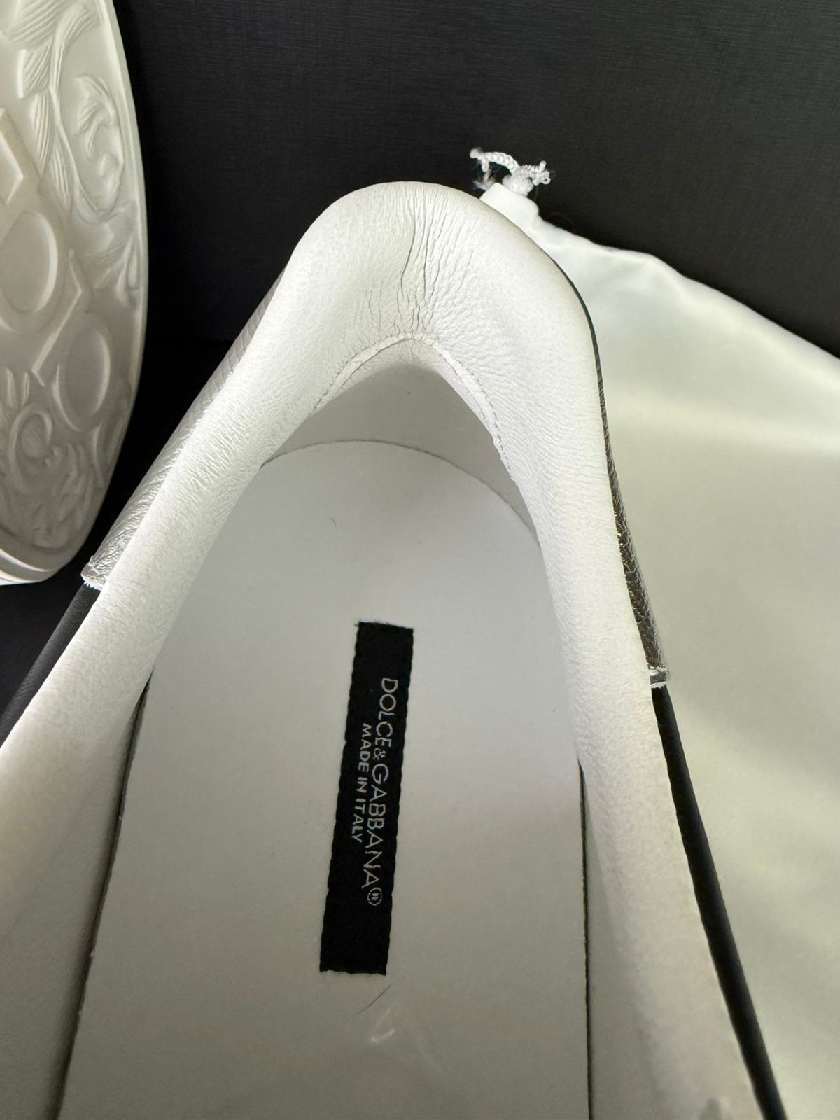 Tenis Dolce & Gabbana Portofino Black Silver (PRONTA ENTREGA) Tamanho 42
