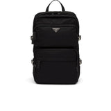 MOCHILA Prada Black Re-nylon And Saffiano Leather Backpack