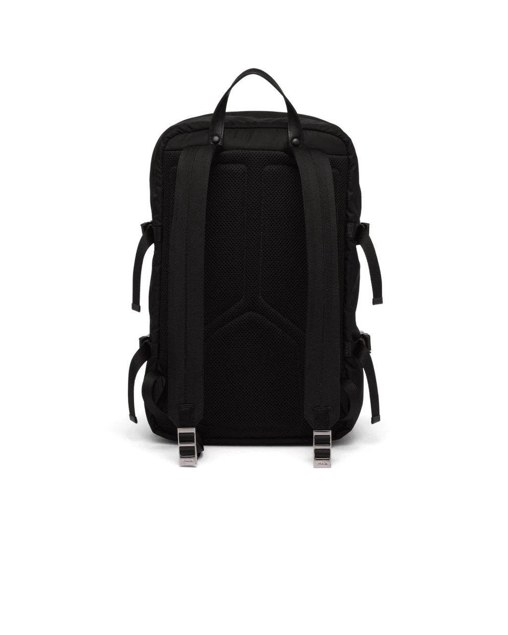 MOCHILA Prada Black Re-nylon And Saffiano Leather Backpack