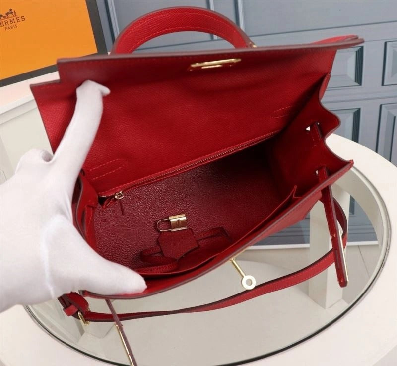 Bolsa Hermes Birkin 25 Togo Red