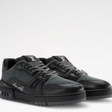 Tenis Louis Vuitton Trainer Low Noir Black (Pronta Entrega)Tamanho 39