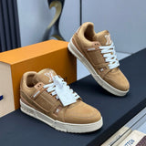 Tenis Louis Vuitton Trainer Low Beige