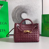 BOLSA BOTTEGA VENETA ANDIAMO INTRECCIATO VINHO