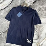 Polo Louis Vuitton Logo Marine