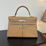 Bolsa Hermès Kelly 50 Relax Travel Bege