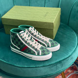 Gucci Tennis 1977 GG Multicolor high-top Green