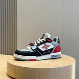 Trainer Red Grey Black