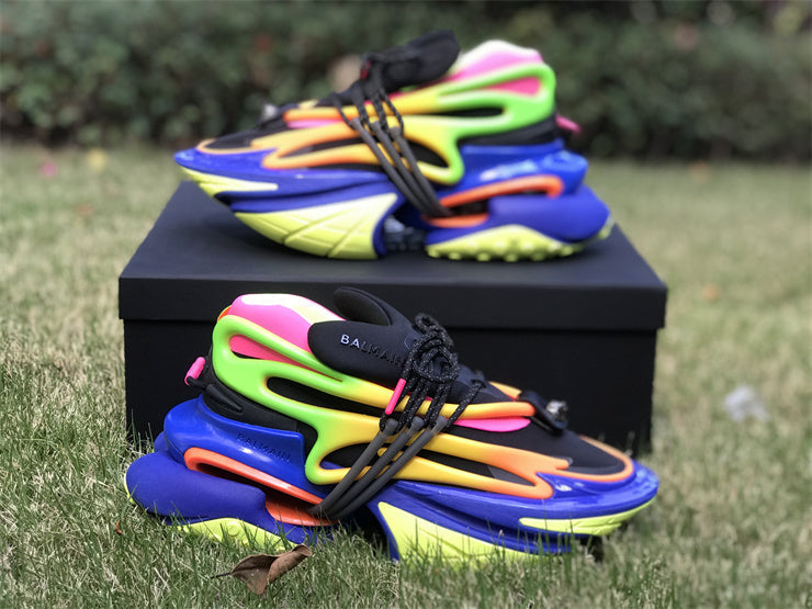 Balmain Unicorn Low-Top Multicolor