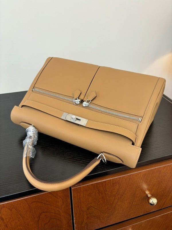 Bolsa Hermès Kelly 50 Relax Travel Bege