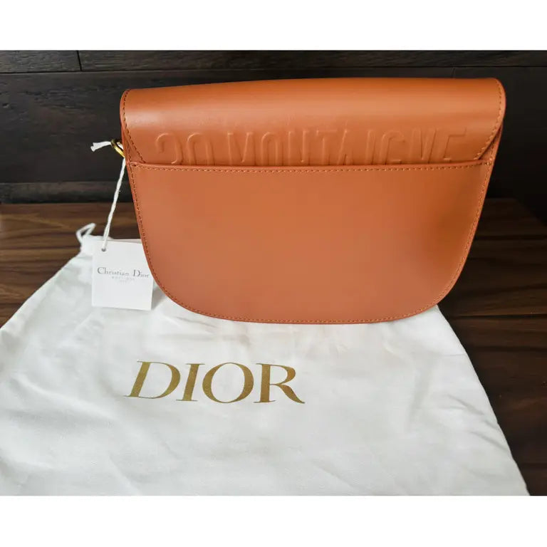 Bolsa Christian Dior Saddle Bag Camel