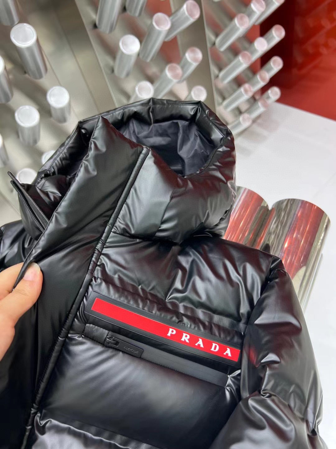 JAQUETA PRADA PUFFER COAT BLACK