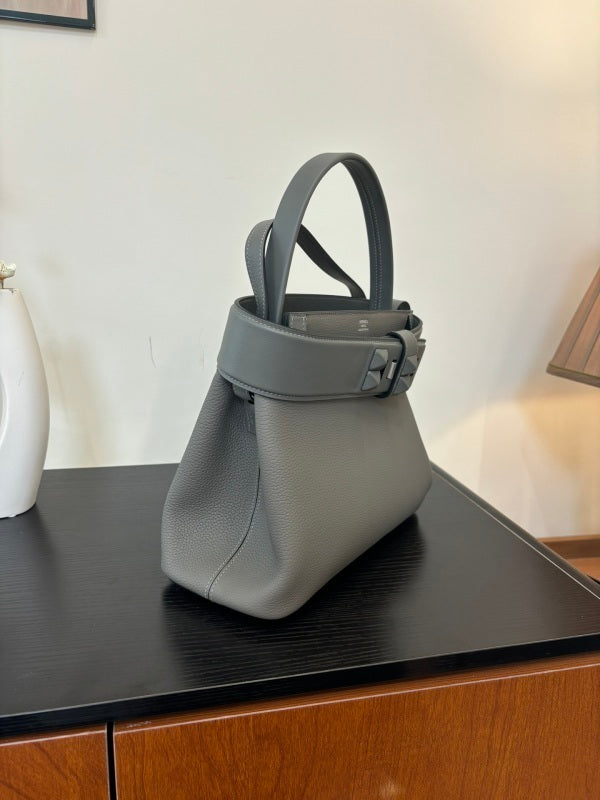 Bolsa Hermes Grey Toile Officier H Herbag 39