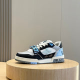 Louis Vuitton Trainer Velcro Blue White