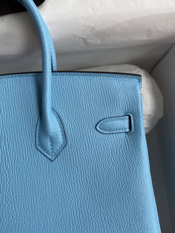 Bolsa Hermes Birkin 30 Togo Blue