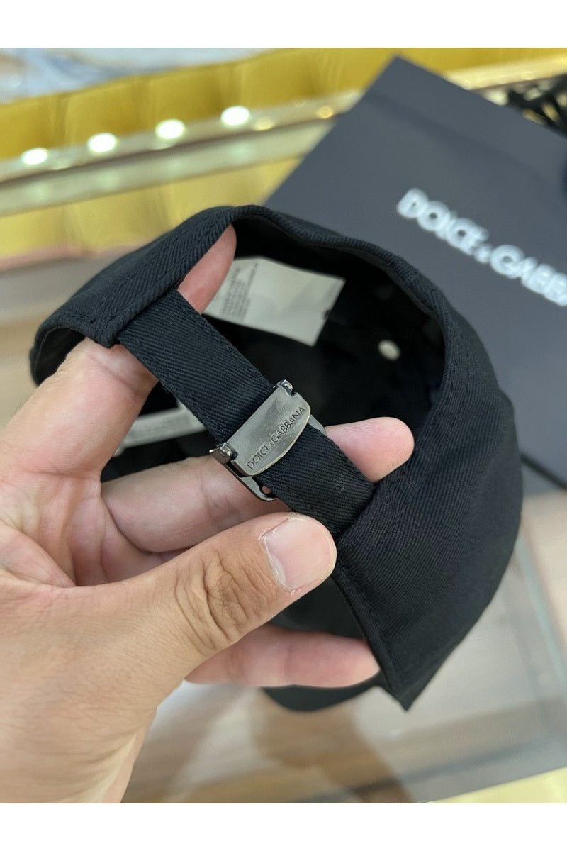Boné Dolce Gabbana Black Logo White