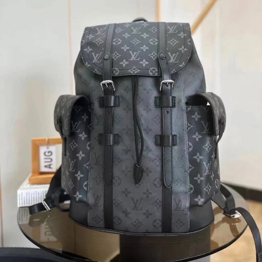 MOCHILA LOUIS VUITTON Christopher Grey Black