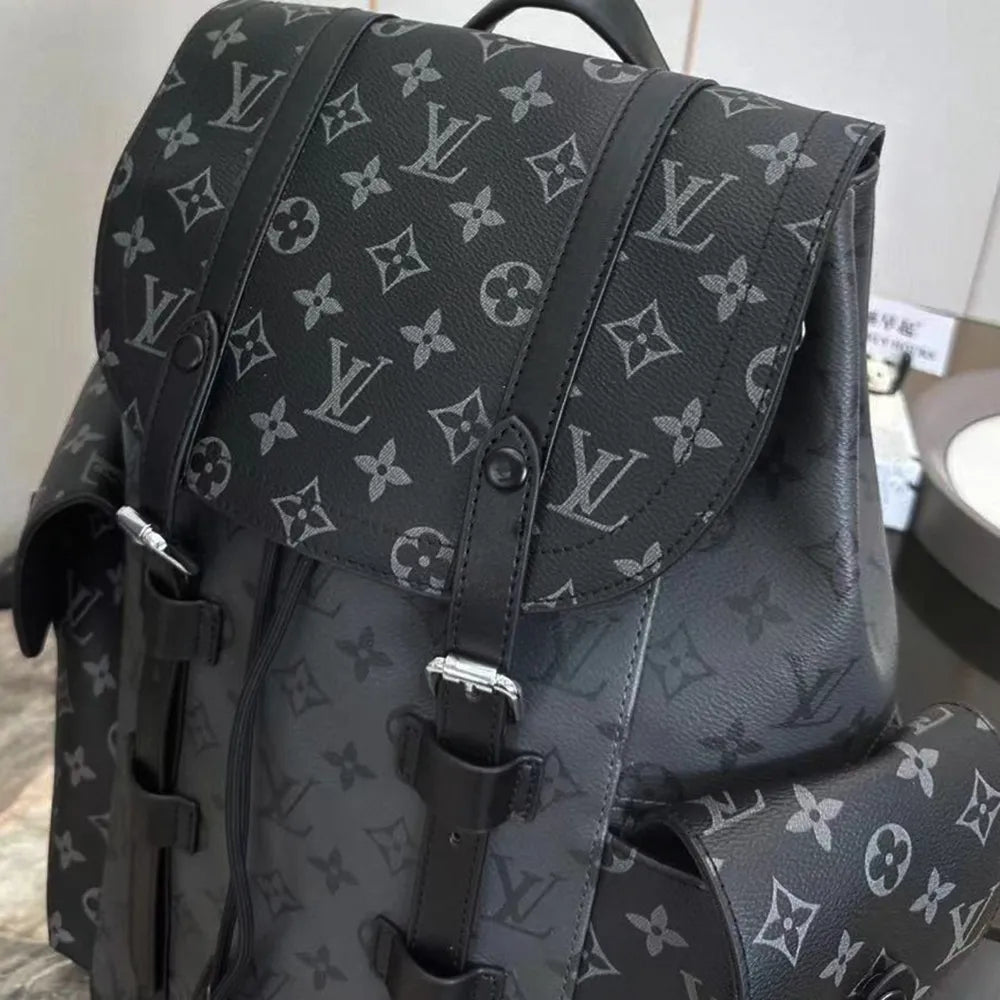 MOCHILA LOUIS VUITTON Christopher Grey Black
