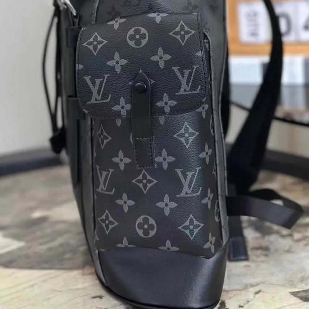 MOCHILA LOUIS VUITTON Christopher Grey Black