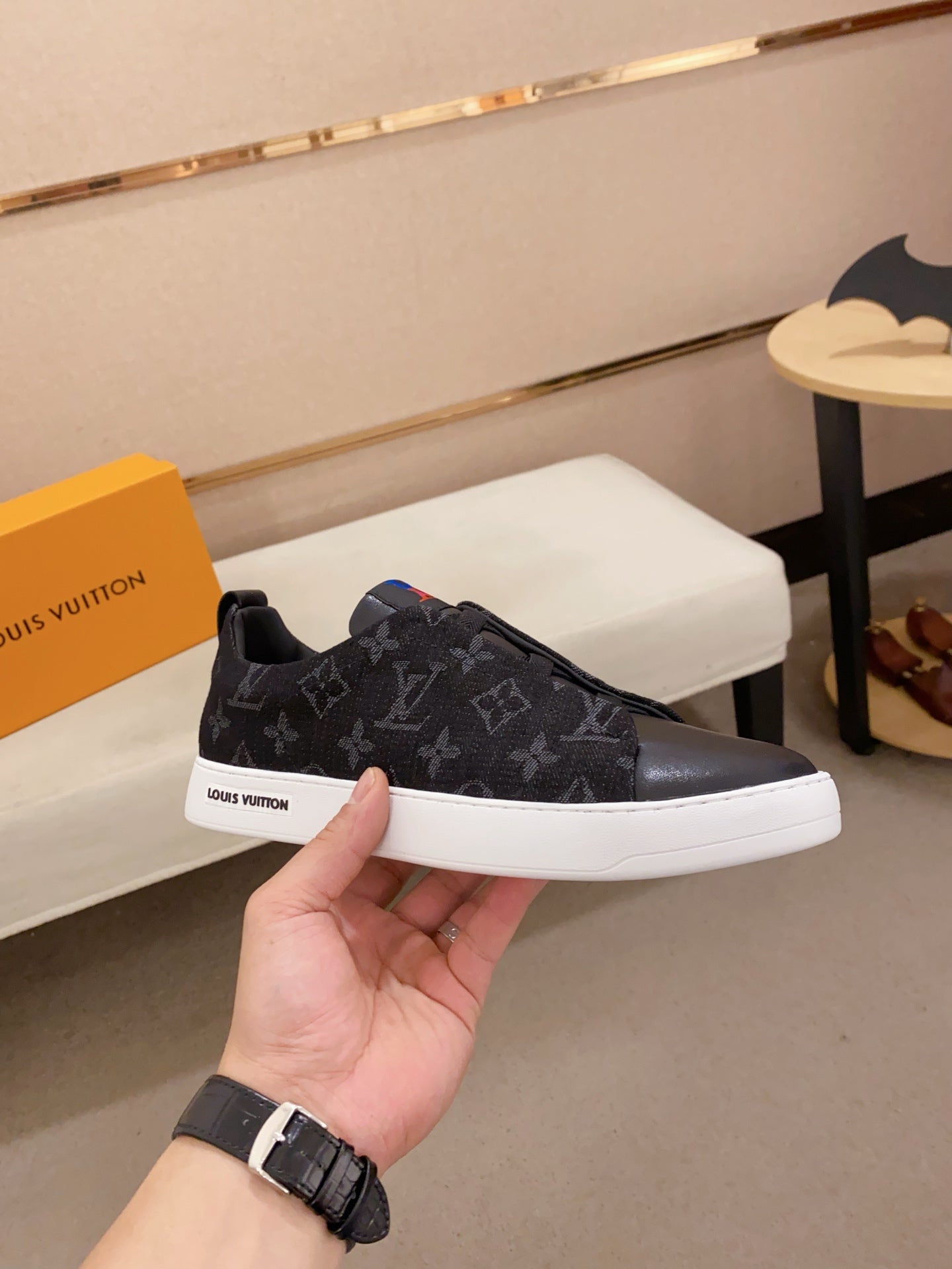 Tenis LV Mirror Monogram Black