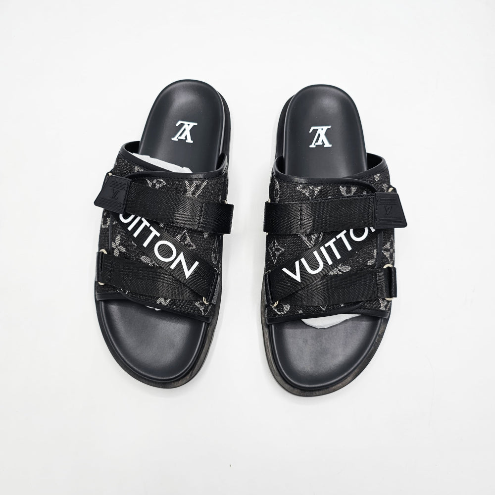 Chinelo Lv Traveller Slipper Black