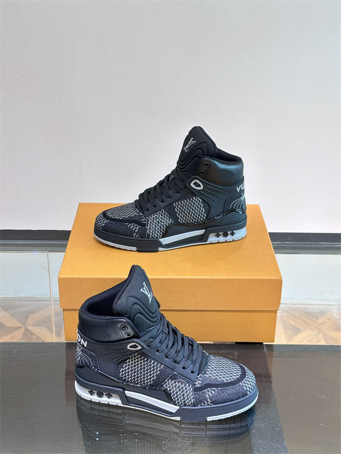 Tenis Louis Vuitton High Top Black