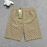 Shorts Gucci Beige Monogram Denim