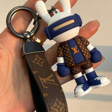 Chaveiro Bag Charm Lv White Rabbit Key Chain