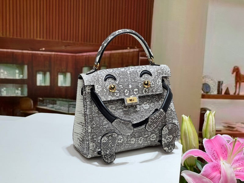 Bolsa Hermès Kelly Idole Kelly Doll in Lizard