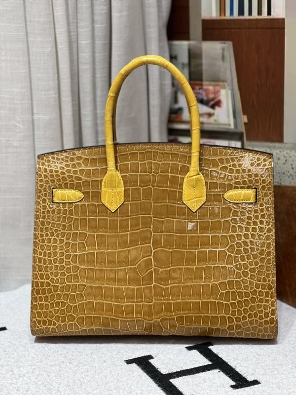 Bolsa Hermès Handmade Tote 30 Gold