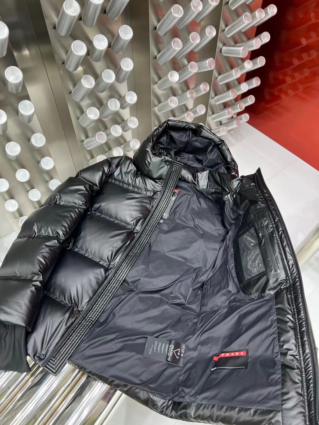 JAQUETA PRADA PUFFER COAT BLACK