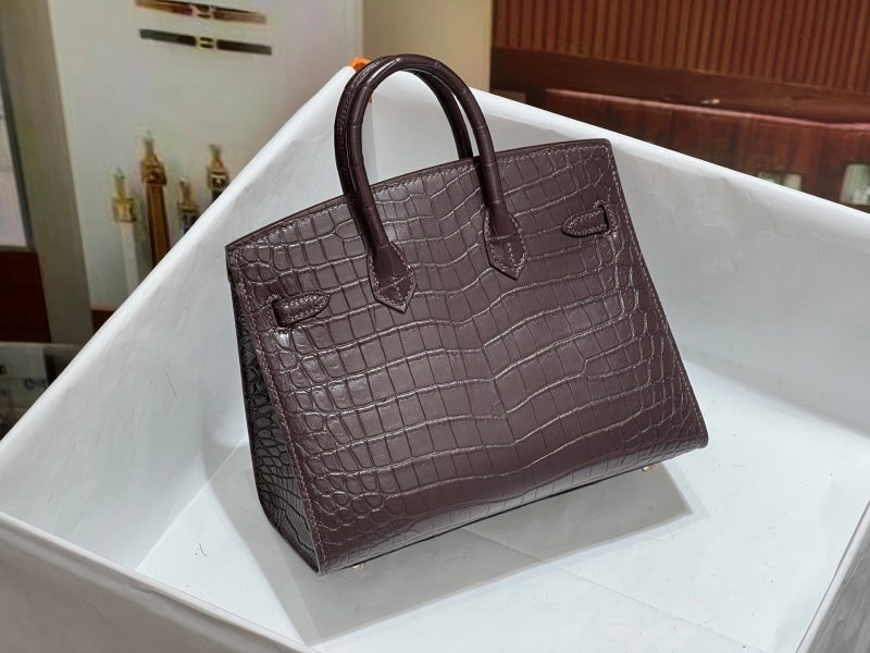 Bolsa Hermes Birkin 25cm P0 Pantine Swift Leather