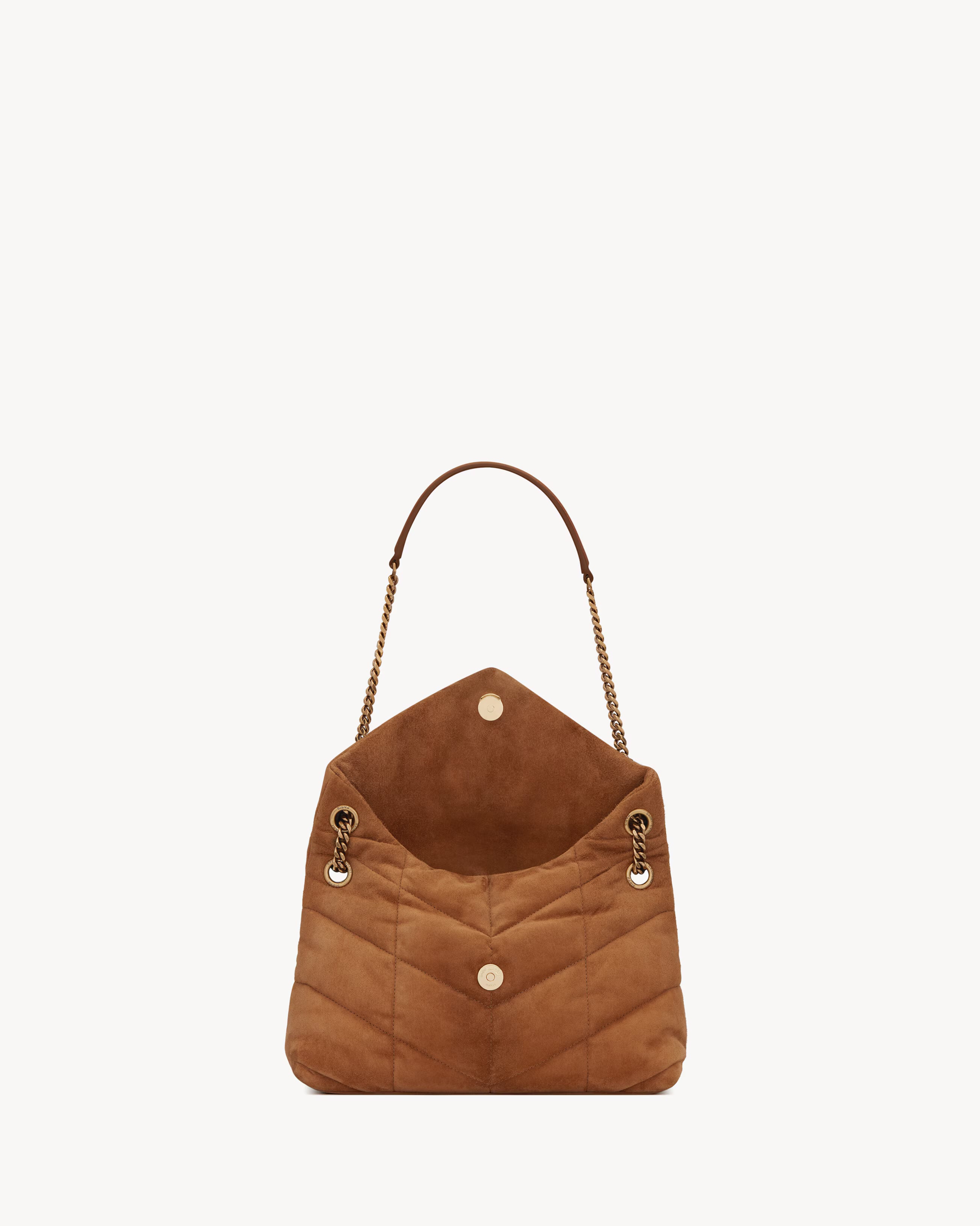 BOLSA Saint Laurent PUFFER em camurça