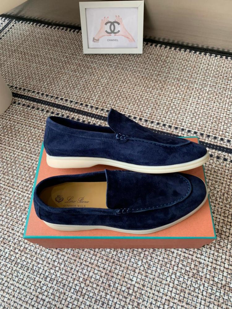 Mocassim Loro Piana Blue Marine