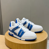 Tênis Louis Vuitton Trainer #54 Low Classic Branco/Azul