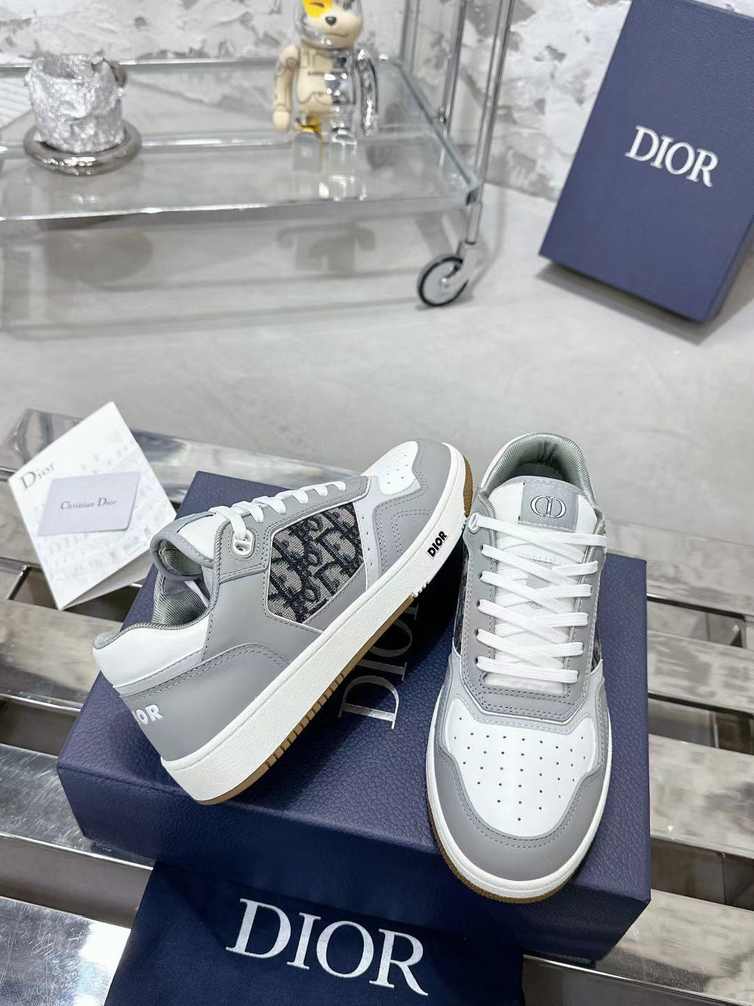 Christian Dior B27 Low-top White Leather