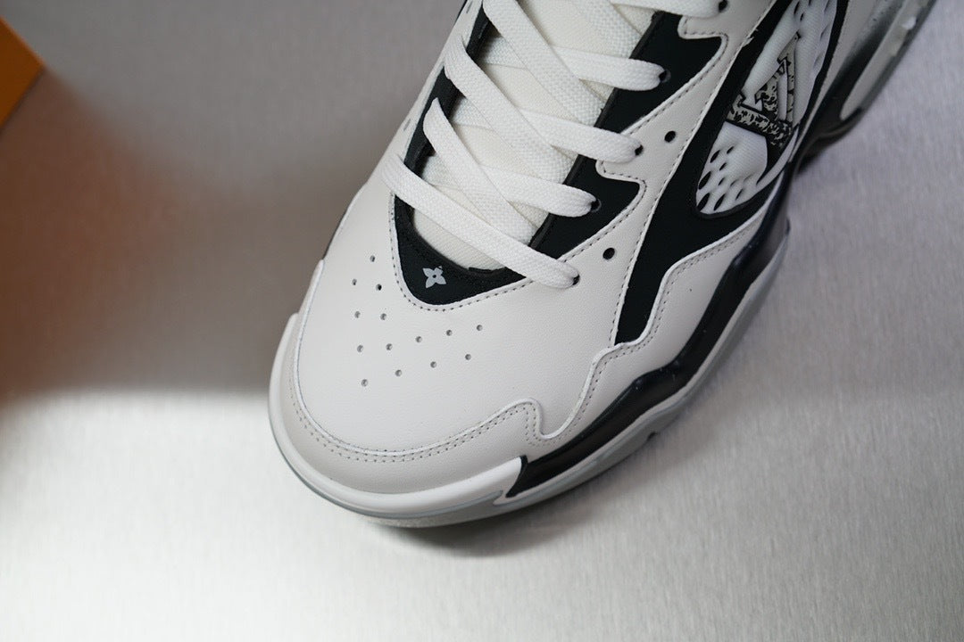 Louis Vuitton LV Trainer High Top White Black